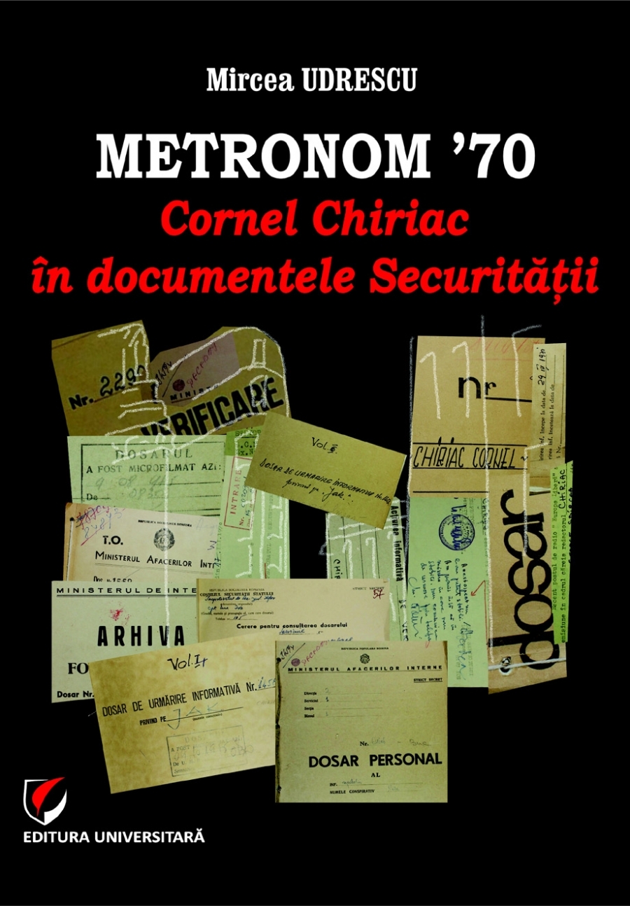 BOOKFEST 2015. Lansare de carte: METRONOM ’70. Cornel CHIRIAC in documentele Securitatii, de Mircea Udrescu