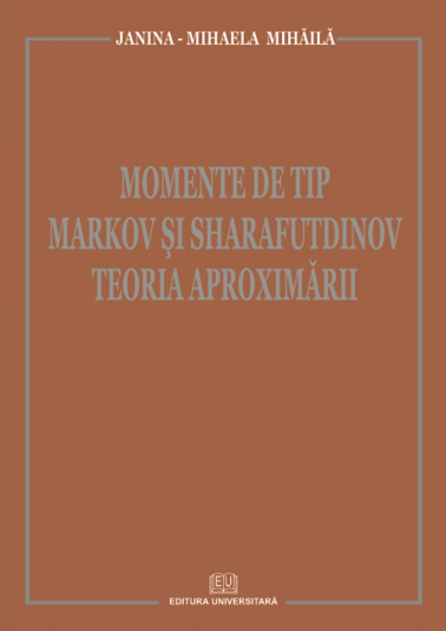 Momente de Tip Markov şi Sharafutdinov - Teoria aproximării