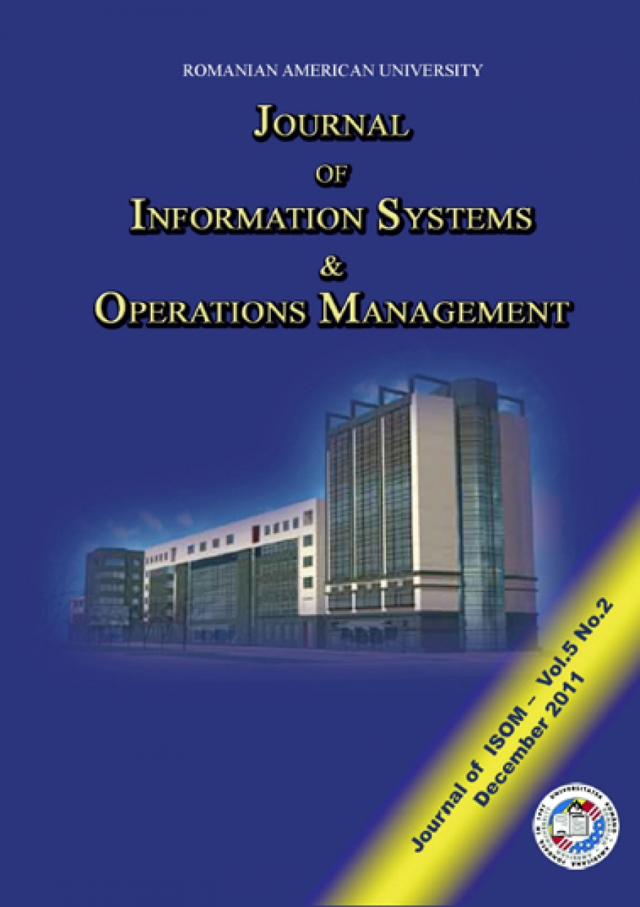 Journal of Information Systems & Operations Management, vol. 5, no. 2