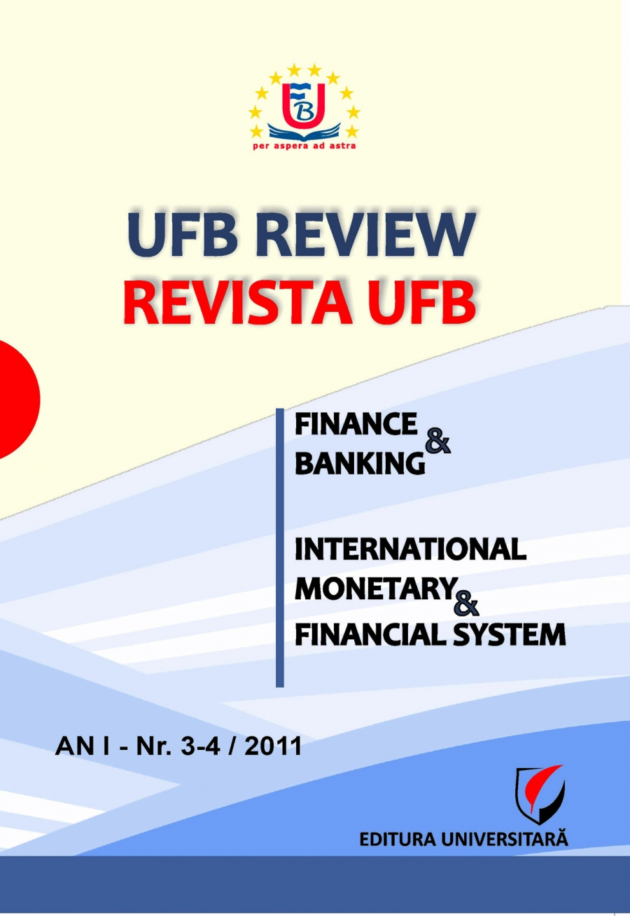 UFB Review - Revista UFB / AN I Nr. 3-4/2011