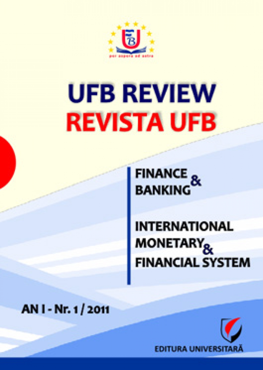 UFB Review - Revista UFB / AN I Nr. 1/2011