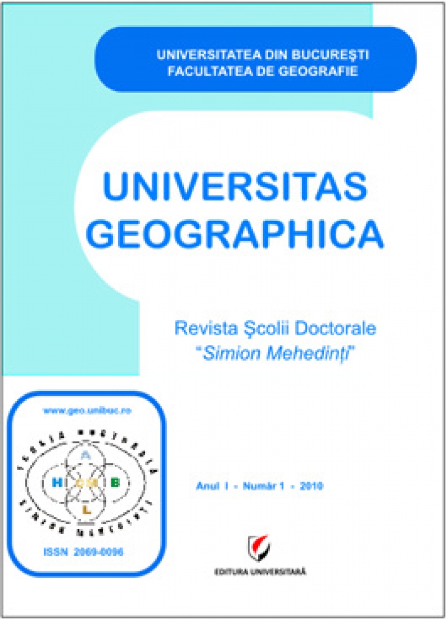 Universitas Geographica - Anul I -  Numarul 1 - 2010