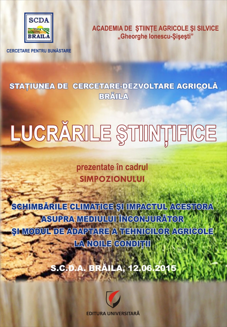 Schimbarile climatice si impactul acestora asupra mediului inconjurator  si modul de adaptare a tehnicilor agricole la noile conditii