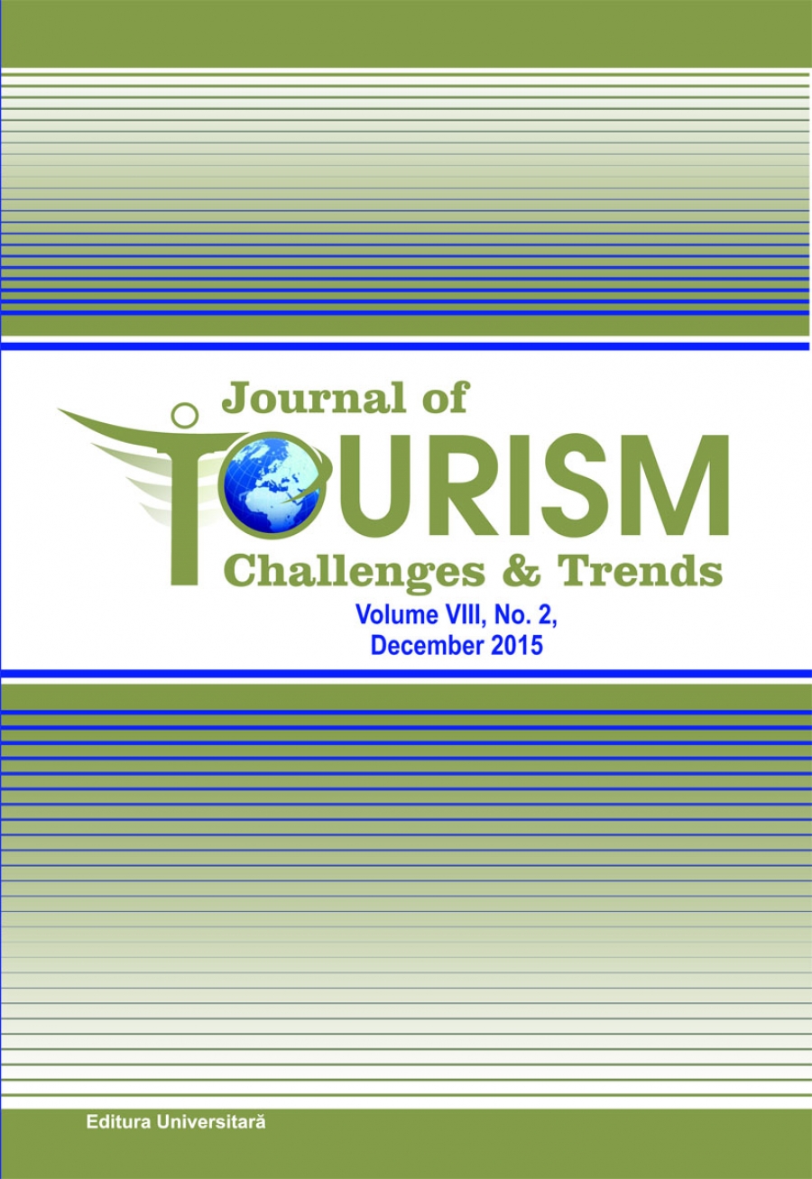 Journal of Tourism Challenges and Trends, vol.VII, Nr. 2, Decembrie 2015