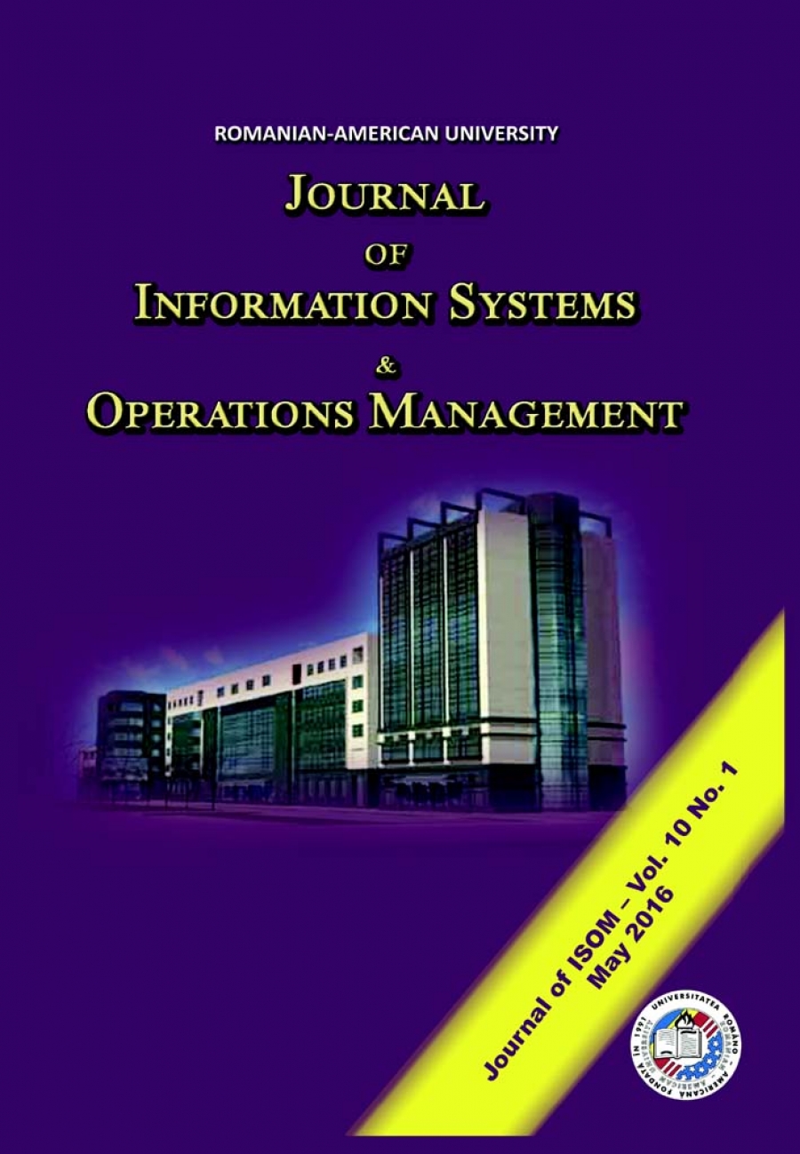 Journal of Information Systems & Operations Management, vol. 10, no. 1/ May 2016