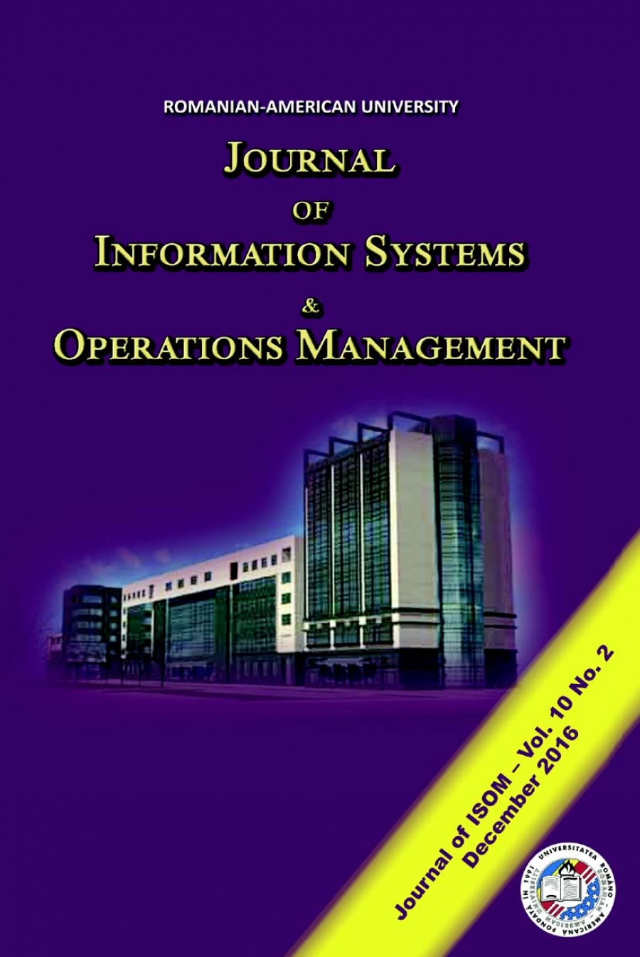 Journal of Information Systems & Operations Management, vol. 10, no. 2/ December 2016