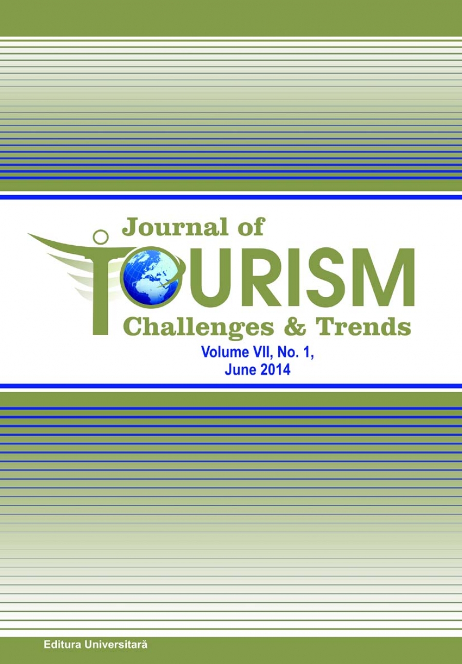 Journal of Tourism Challenges and Trends, vol.VII, Nr. 1, June 2014