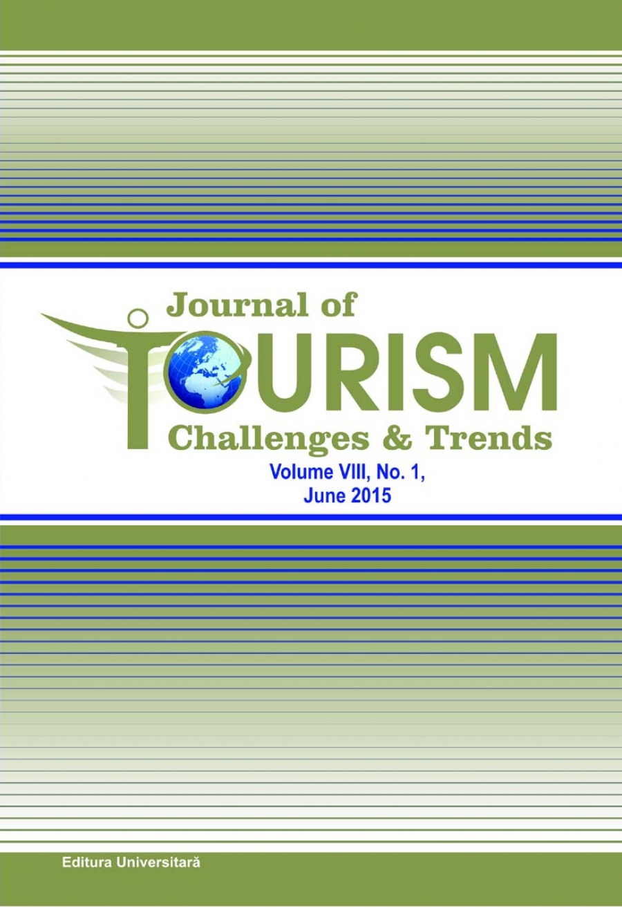 Journal of Tourism Challenges and Trends, vol.VIII, Nr. 1, June 2015