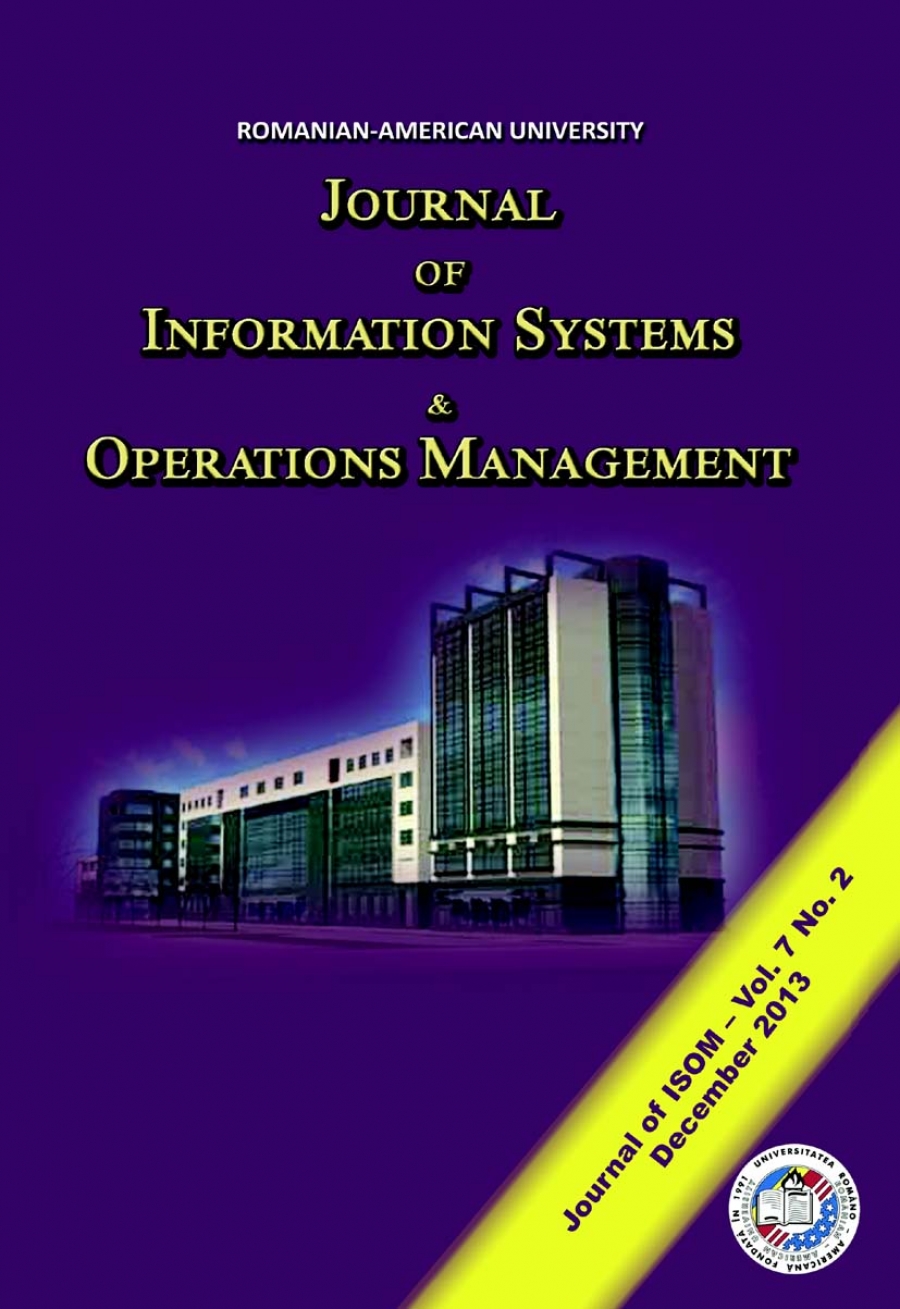 Journal of Information Systems & Operations Management, vol. 7, no. 2/ December 2013