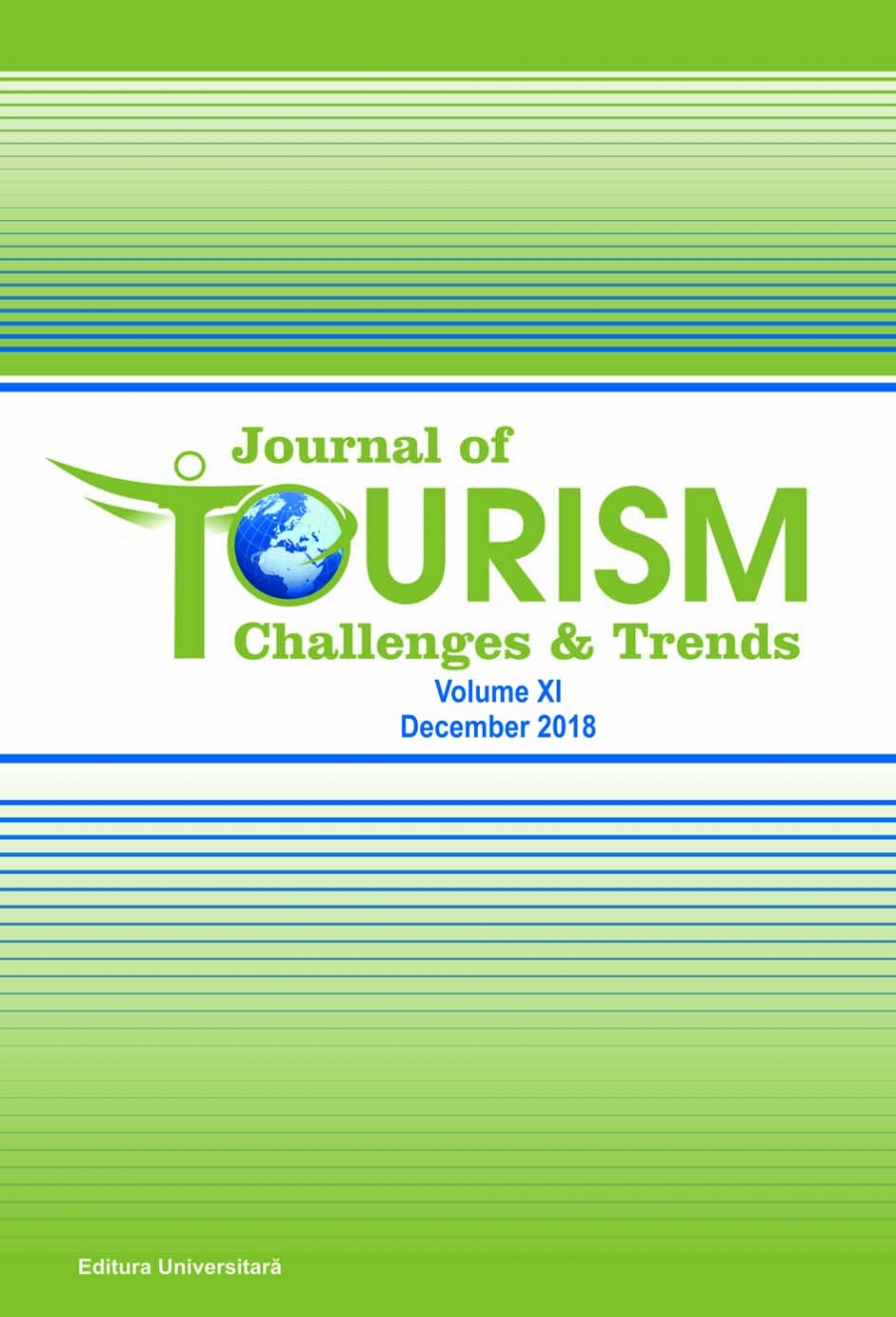 Journal of Tourism Challenges and Trends, vol.XI, Decembrie 2018