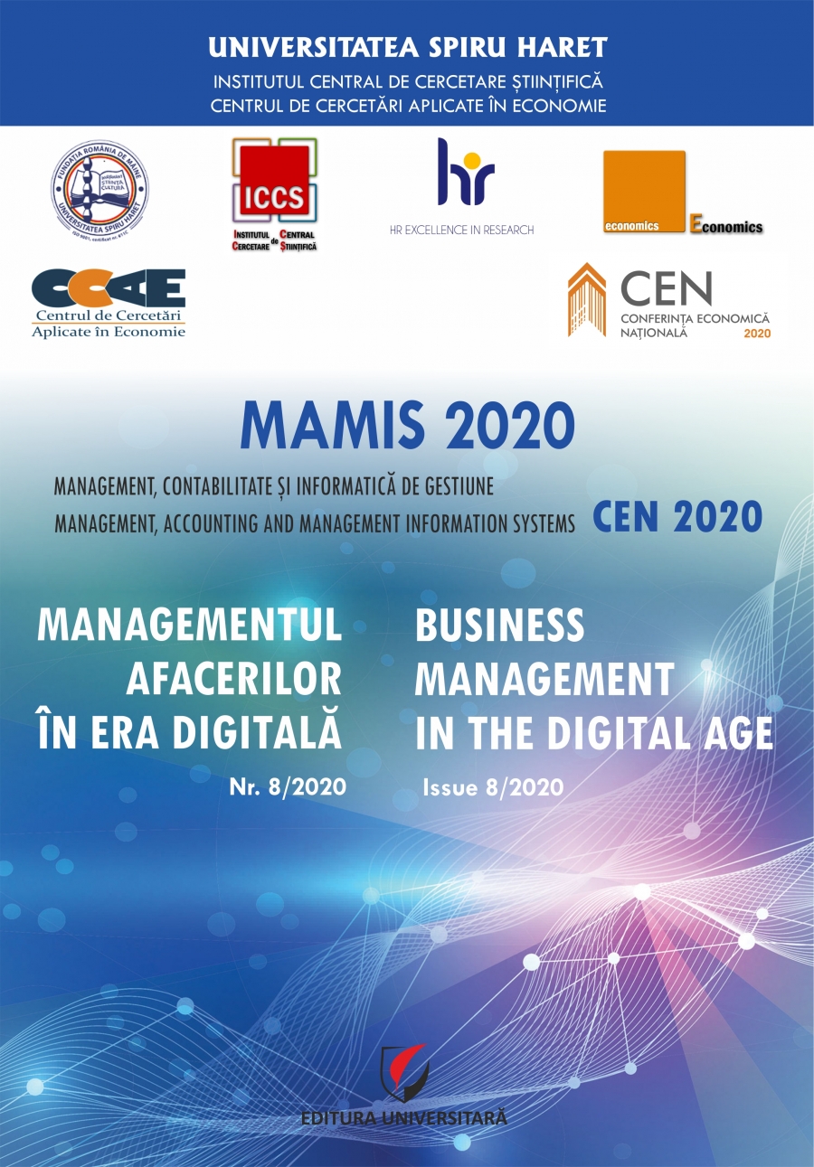 MAMIS 2020. MANAGEMENTUL  AFACERILOR  ÎN  ERA DIGITALĂ